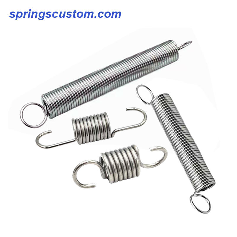 Stainless Steel Double Hook Strong Hook Tension Spring – Springs Custom